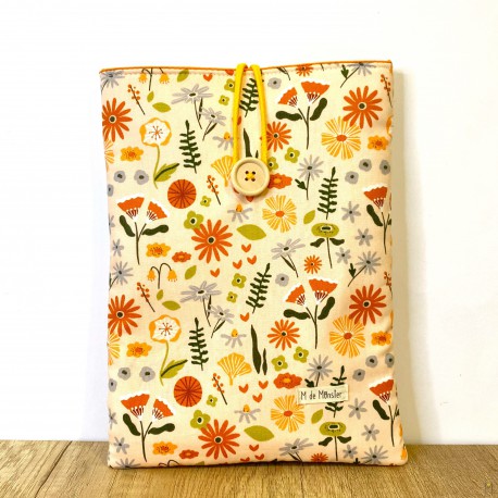 Funda Flores Naranja