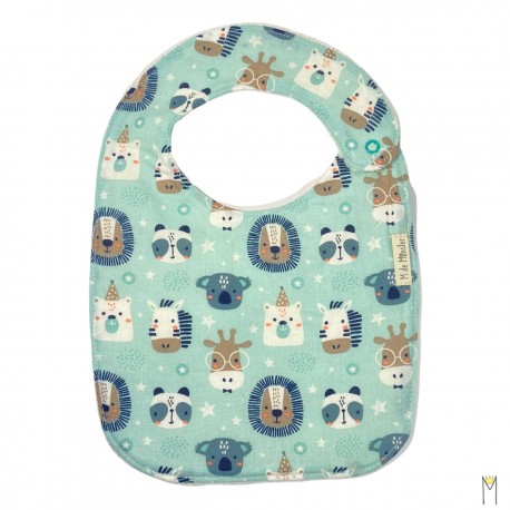 Babero Animals mint