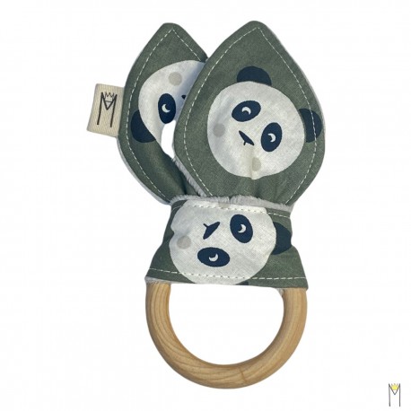 Mordedor panda verde
